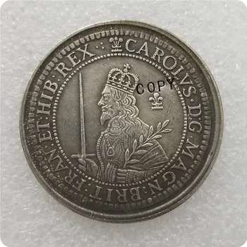 1643 CHARLES I ÜÇLÜ BİRLEŞTİRMEK MİLYONER ÇOĞALTMA PARA hatıra paraları-çoğaltma paralar madalya paraları koleksiyon