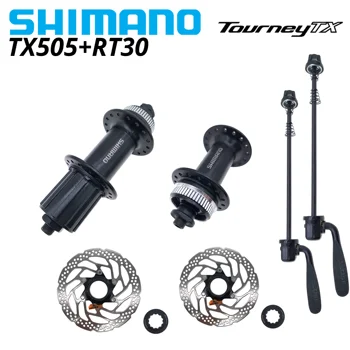 Shimano TOURNEY TX505 RT30 160mm Ön Arka Arka Hazne ve Rotor 8 9 10 hız MTB Dağ Bisikleti Merkezi Kilit 32 Delik disk fren HB FH