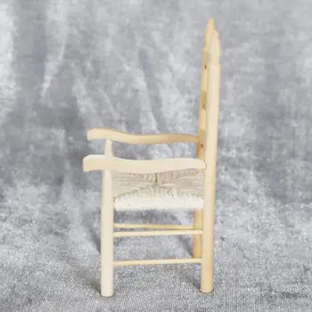 Minyatür Mobilya Temiz Kolayca Ahşap Eller Yeteneği Minyatür El Sanatları Ahşap Sandalye Dollhouse Mobilya Çocuklar için