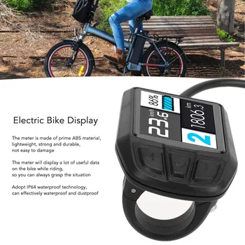 Elektrikli Bisiklet Ekran 36V 48V ile Uyumlu 52V TFT UKC3 Renkli Ekran Elektrikli Lityum Destekli Dönüşüm Aksesuarları