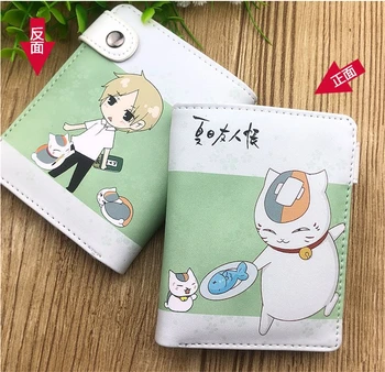 Anime Natsume Kitap Arkadaşlar Cüzdan Para Kartları Çanta Erkek Kız Yeni Kısa Toka Cüzdan