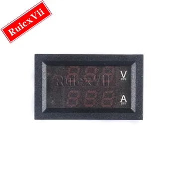 DC0-100V 1A10A50A100A LED DC çift ekran Araba motosiklet dijital voltmetre ampermetre test cihazı İzleme paneli