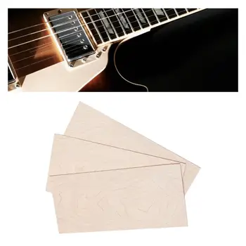 3 Adet Akustik Gitar Ahşap Headplate Dekorasyon Luthiers Yapma Mesnetli