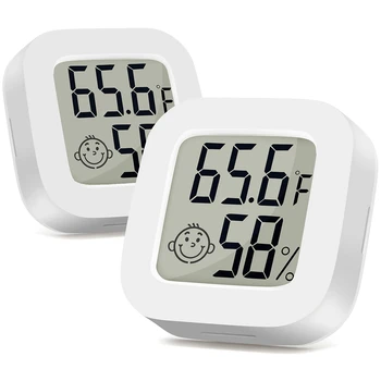 LCD Dijital Mini Termometre Kapalı Açık Sıcaklık Odası Higrometre Metre Yüksekliği Doğru Sıcaklık ve nem monitörü