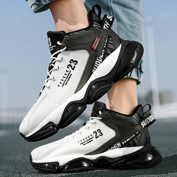 Yeni Moda Geliş Erkekler Sneakers Nefes Koşu Erkek Ayakkabı Yürüyüş Traniers Spor Açık Koşu Ayakkabıları Zapatillas Hombre