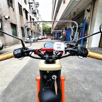 Rüzgar hava deflektörü Evrensel Motosiklet Yedek Ön Cam Ön Ekran Sinek Ekran Scooter Modifikasyon Aksesuarları