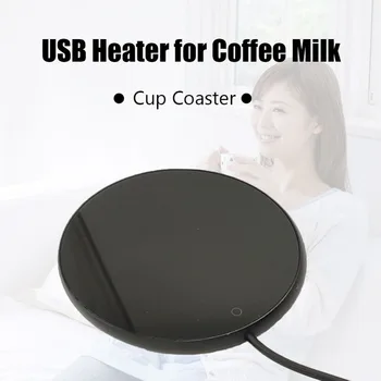 Sıcak USB Elektrik Powered kupa ısıtıcı ısıtıcı ped sıcak Plaka kahve çay süt kupa fiş beyaz ev ofis masaüstü malzemeleri