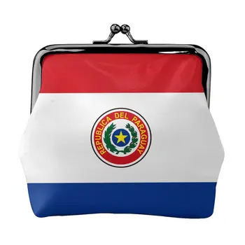 Bozuk para cüzdanı Bayrağı Paraguay Kadın Mini Kılıfı Kadın Kılıfı anahtar kartlıklı cüzdan
