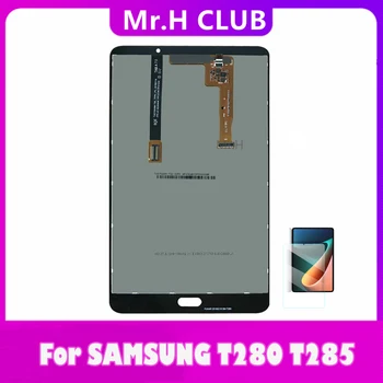 Samsung Galaxy Tab için Bir 7.0 2016 SM-T280 SM-T285 T280 T285 WİFİ 3G dokunmatik LCD ekran Ekran Meclisi Tablet PC Parçaları Filmler
