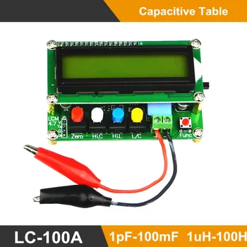 Yeni LC100-A Dijital LCD Yüksek Hassasiyetli Endüktans Kapasite L / C Metre