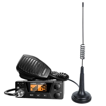ABBREE Mag-1345 CB Anten 26-28 MHz 4 metre Kablo BNC ve PL-259 Erkek Konnektör 27 MHz CB Mobil radyo El CB Radyo
