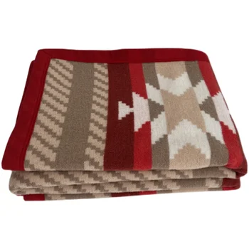 Kalınlaşmış kış jakarlı battaniye saf yün kanepe battaniyesi Yatak Örtüsü yatak sıcak kış battaniyesi ücretsiz kargo