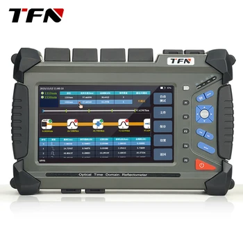 TFN F7-SM1 OTDR Fiber optik test cihazı SM / MM 850/1300/1310 / 1550nm 26/30/37 / 35dB yüksek hassasiyetli optik zaman etki alanı reflektometresi