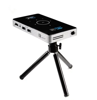 En son mini üretim Taşınabilir Projektör S905 DLP 4k HD android 5.1 ev sineması C6 projektör