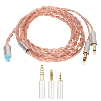 Kulaklık Kablosu Değiştirme 3.9 ft 3 in 1 Kulaklık Yükseltme Kablosu için Esnek T5P için HE400se için Z1R için D600 için HE400 için T1