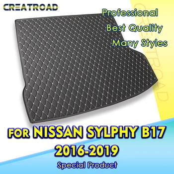 Araba Gövde Mat Nissan Sylphy İçin B17 2016-2019 Özel Araba Aksesuarları Oto İç Dekorasyon