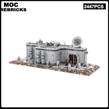 Uzay Savaşı Sahne Mimari Imperial Bunker MOC Yapı Taşı Modeli tuğla oyuncaklar çocuk Yılbaşı Hediyeleri