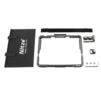 Nitze Monitör Kafesi Blackmagic Video Yardımı 7” 12G HDR Güneşlik, HDMI Uyumlu ve USB-C Kablo Kelepçeleri-JT-B02B
