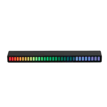RGB ışık çubuğu müzik seviyesi ışık USB stüdyo için araba için yatak odası için