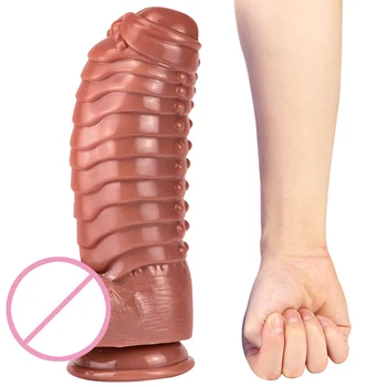 2021 Canavar Süper Büyük Gerçekçi Yapay Penis Hayvan Penis Vajina g-spot Simüle Anal Genişleme Seks Oyuncakları Kadınlar için Adam Büyük anal dildo