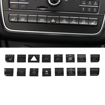 Araba Konsolu Klima Fonksiyon Düğmeleri Trim Sticker Mercedes Benz GLA X156 CLA C117 A B Sınıfı W176 W246 2013-2017
