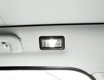 Land Rover Discovery Spor 2015-2019 için Jaguar F PACE X761 Karbon Fiber Stil arka tavan lambası Dekoratif Çerçeve Trim