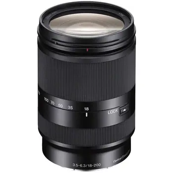 Sony 18-200mm Lens Sony E 18-200mm F3.5-6.3 OSS LE Lens SEL18200LE E Dağı Lens İçin Sony Mikro SLR fotoğraf makinesi