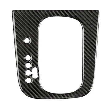Karbon Fiber İç Modifikasyon Dişli Kutusu Dişli Panel Dekorasyon Sticker Aksesuarları Scirocco için
