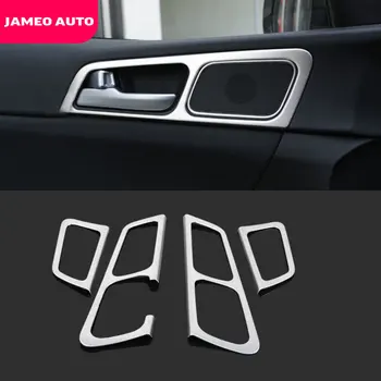 Jameo Oto Araba Styling İç Kapı Kolu kase kapağı Paneli İç Trim Sticker KİA Sportage için QL KX5 2016-2020 LHD Aksesuarları
