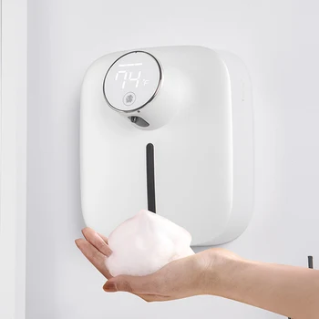 Otomatik Sıvı sabunluklar USB Şarj köpük sabun sabunluğu Yıkama Duvara Monte Fotoselli Sensör Banyo için Su Geçirmez