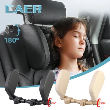 Ayarlanabilir Araba Kafalık Yastık Yetişkinler için Çocuk 180 ° Dönebilen Araba Kafalık Desteği Oto Koltuğu Seyahat İstirahat Uyku Boyun Yastık
