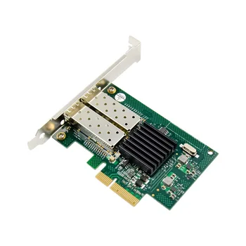 Intel 82576 SFP Fiber LC Adaptörü için PCI-EX4 Gigabit Fiber Sunucu Ağ Kartı