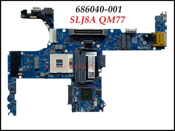 Toptan 686040-001 hp Probook 8470 P 8470 W Laptop Anakart 686040-501 SLJ8A HM77 PGA989 DDR3 Tamamen Test Edilmiş
