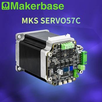 Makerbase MKS SERVO57C NEMA23 kapalı döngü step motor Sürücü CNC 3d yazıcı Gen_L FOC sessiz ve verimli RS485