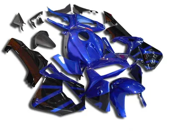 Motosiklet kaporta kiti HONDA CBR600RR 05 06 CBR 600RR F5 2005 2006 CBR600 ABS ÜST Mavi siyah Fairings set + hediyeler HX25
