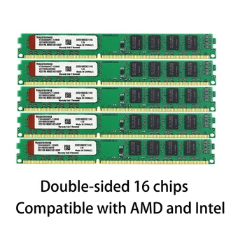 60 adet set DDR3 4 GB 1333 MHz PC3-10600 DIMM masaüstü bilgisayar RAM 240 Pins 1.2 V ECC OLMAYAN DDR3 RAM