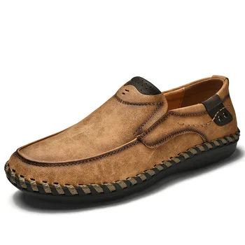 Erkekler rahat ayakkabılar Loafer'lar Sneakers 2023 Yeni Erkek Moda Deri Rahat Loafer'lar rahat ayakkabılar Zapatos De Hombre erkek ayakkabısı