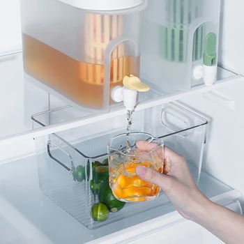 3.9 L buzdolabı soğuk su ısıtıcısı musluk suyu meyve paketi su sürahisi Hometeapot Buz Kabı Drinkware kova Filtre ile