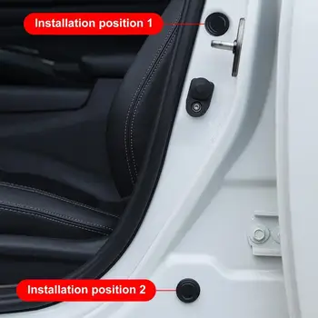6 ADET Araba Kapı Emici Yastık Contası dekorasyon çıkartması Parçacıklar Ön Ve Şok Emici Conta Araba ve Kamyon Parçaları