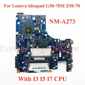 Lenovo Ideapad için G50-70M Z50-70 Laptop anakart NM-A273 ile I3 I5 I7 CPU GPU 820 M 2 GB 100 % Test Tam Çalışma
