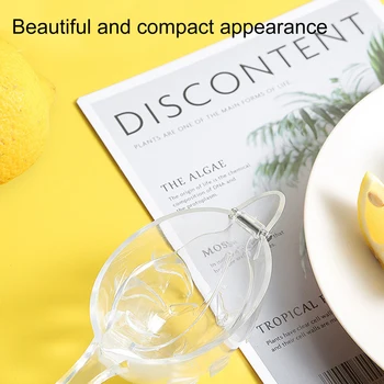 Mutfak Limon Sıkacağı Akrilik Şeffaf Manuel Narenciye Sıkacağı Mini Limon Suyu Sıkacağı Portakal Basın