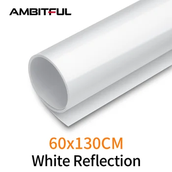 Beyaz 60X130cm 24 * 51 inç Fotoğraf Backdrop Kağıt Mat Yansıma PVC Vinil Dikişsiz Arka Plan Dikişsiz Su geçirmez